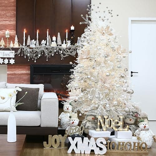 Sea Team 12 Pcs 4cm/1.57 Inch Silver Mirror Disco Balls Christmas Tree Bauble Hanging Ball - Perfect for Christmas Decor, Tree Ornament, Disco Party Decoration. thumbnail 6