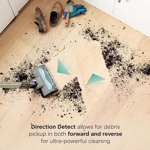 Shark PowerDetect Clean & Empty Cordless Stick Vacuum | Powerful Suction, HEPA Filtration | Carpet & Hard Floor | Portable for Pet Hair | Dark Gray | IP3251 thumbnail 7