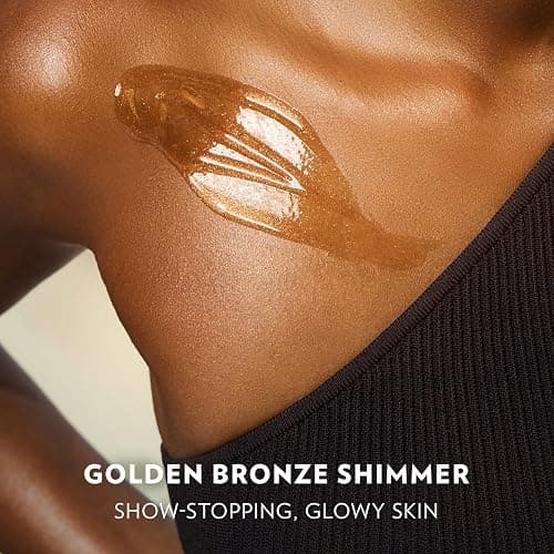 Vaseline Glazed and Glisten Golden Hour Body Gel Oil Glow Vanilla Cocoa Shimmering with Ultra-Hydrating Lipids and 100% Pure Cocoa Butter, 6.8 Oz thumbnail 6