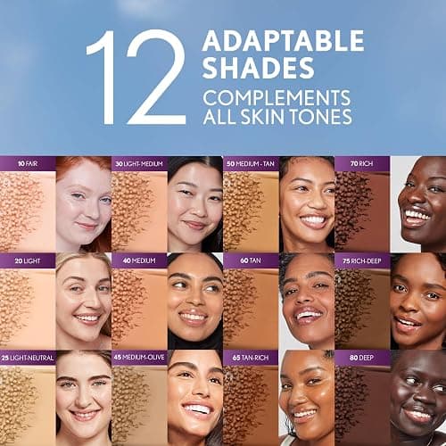 Covergirl Simply Ageless Skin Perfector Essence Foundation, 60 Tan, Tinted Skin Perfector, Skincare Makeup Hybrid, Sheer Tint, Radiant Finish, Skin-Like Finish, Vegan Formula, 1.0oz thumbnail 6