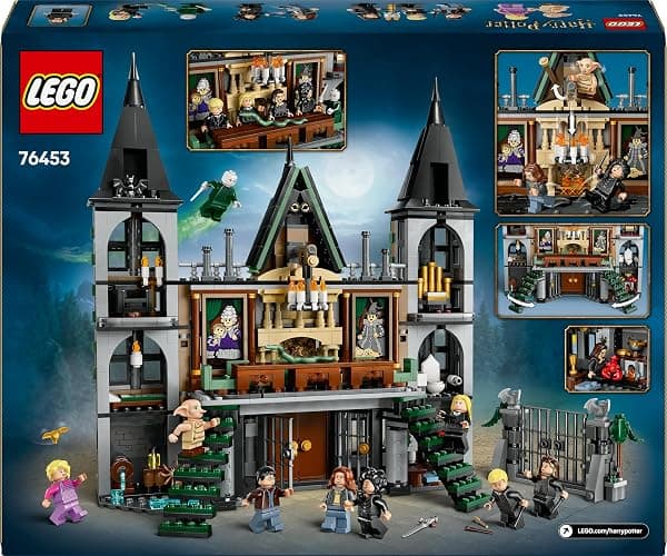 LEGO Harry Potter Malfoy Manor Set, Collectible Building Toy for Kids, Features 9 Character Minifigures Including Dobby, Creative Wizarding World Gift for 10 Plus Year Old Girls & Boys 76453 thumbnail 13
