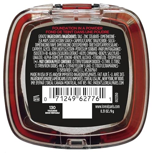 L'Oreal Paris Makeup Infallible Fresh Wear Foundation in a Powder, Up to 24H Wear, Waterproof, True Beige, 0.31 oz. thumbnail 2