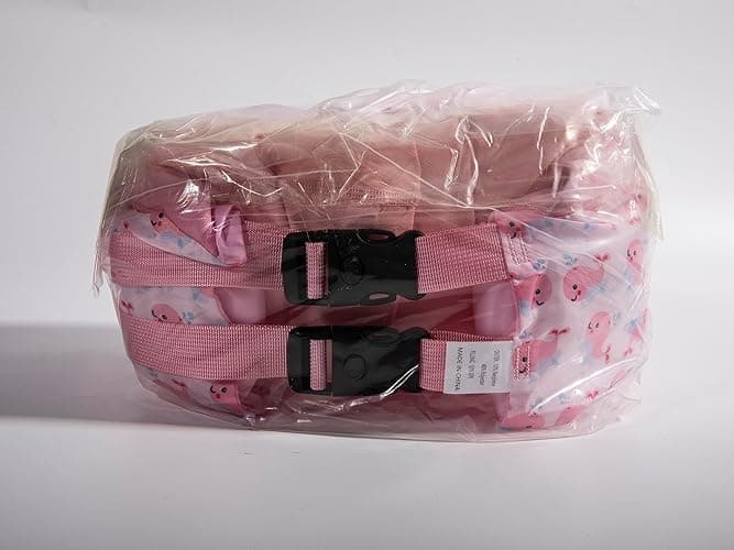 HeySplash Swim Vest for Kids, Toddler Pool Floaties Fit 20-50/70 Lbs, Children Swimming Vest with Adjustable Strap, Swim Jacket Water Wing Arm Float, Puddle Sea Beach Boat Jumper Boy Girl Baby - for kids 22-70 lbs - B Pink Whale thumbnail 9