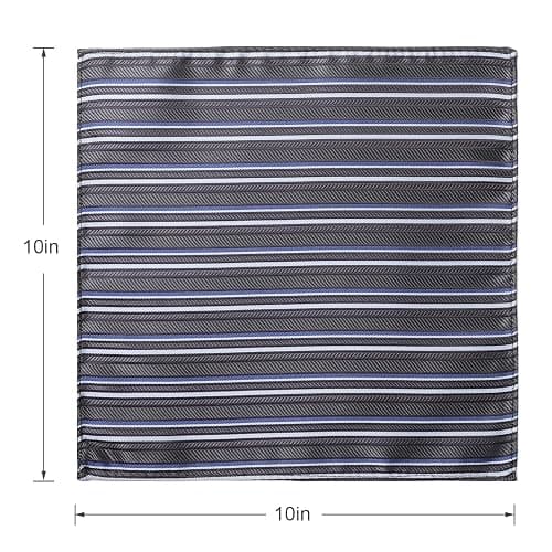 Jeatonge Pocket Squares for Men 20 Pack Mens Pocket Squares handkerchiefs Set Assorted Colors with Box thumbnail 4