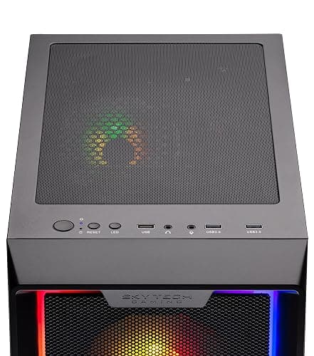 Skytech Gaming Nebula Gaming PC Desktop – Intel Core i3 12100F 3.3 GHz, NVIDIA RTX 3050, 500GB NVME SSD, 16GB DDR4 RAM 3200, 600W Gold PSU, Wi-Fi, Windows 11 Home 64-bit thumbnail 13