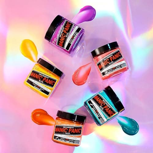 MANIC PANIC Classic Siren's Song Semi Permanent Hair Color - Neon Blue-Green Hair Dye for Women & Men That Lasts 4-6 Weeks - Vegan, Ammonia & Cruelty-Free - Create & Mix Custom Shades (4oz) thumbnail 9