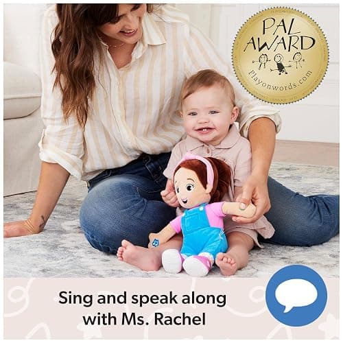 Ms. Rachel Official Speak & Sing Doll, 16” Tall Interactive Toy with 4 Songs & 16+ Phrases, Toddler Toys for Girls & Boys Ages 6 Months to 3+ Years. thumbnail 3