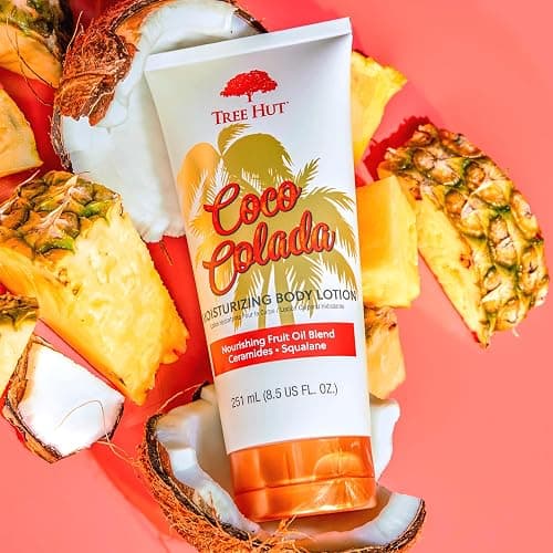Tree Hut Moisturizing Body Lotion, Coco Colada, 8.5 Fl Oz | Ceramide and Squalene Formula Helps Protect Skin, Long-lasting Hydration Leaves Skin Feeling Soft & Moisturized thumbnail 3