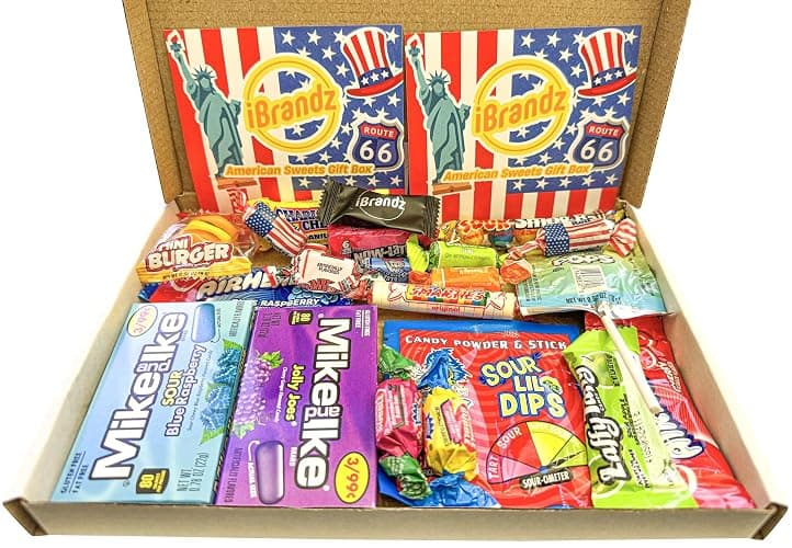 American Sweets Gift Box American Candy Sweet Hamper. Sweet Box - Image 1