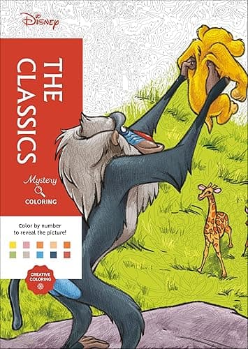 Disney Mystery Coloring: The Classics: A Color by Number Book - Image 1