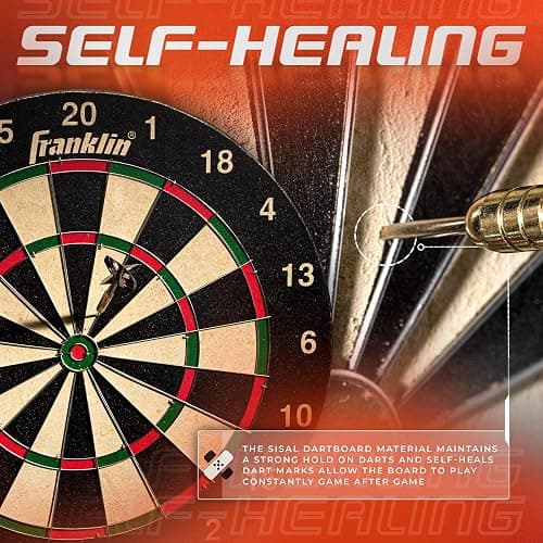 Franklin Sports Professional Dartboard - 18" Regulation Size thumbnail 7