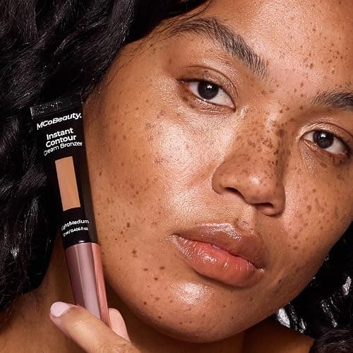 MCoBeauty Instant Contour Cream Bronzer Light to Medium Shade Cream Contour Stick with In-Built Cushion Applicator Concealers & Neutralizing Makeup thumbnail 4