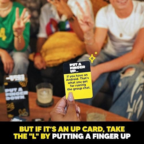 Hunch Games Put A Finger Down - Hilarious Party Card Game, Game Night, Parties, Big and Small Groups | Fun Social Icebreaker with 400 Cards for 2+ Players thumbnail 4
