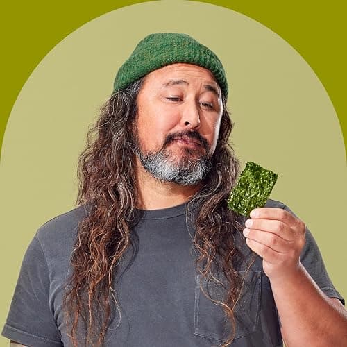 Gimme Seaweed Organic Premium Roasted Seaweed Snacks, Extra Virgin Olive Oil, 20 Count, Keto, Vegan, Gluten-Free, Great Source of Omega3s and Iodine, Healthy On-The-Go Snack for Kids and Adults thumbnail 8