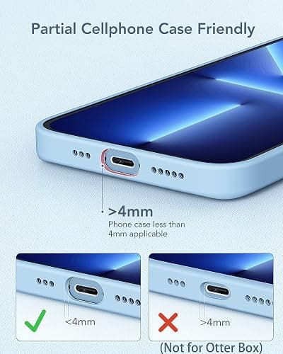 charmast Small Portable Charger for iPhone, Ultra-Compact 20W PD Fast Charging Power Bank 5000mAh, Mini Battery Pack for iPhone 14/14 Pro Max/13/13 Pro Max/12/12 Pro Max/11/XR/X/8/7/6 etc thumbnail 7