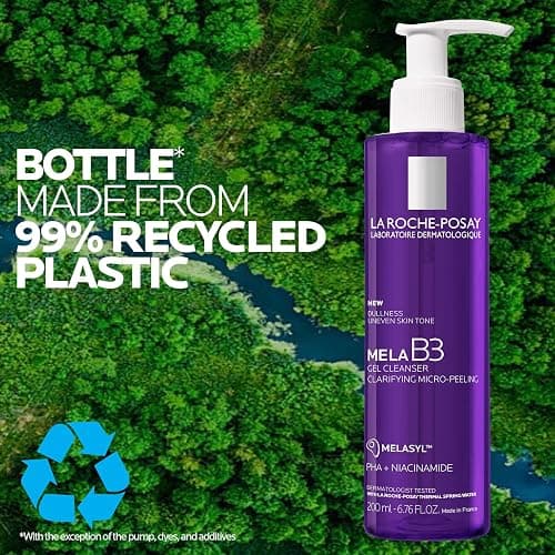 La Roche-Posay Mela B3 Gel Cleanser, Formulated With Melasyl + Niacinamide + PHA, Anti Aging Face Wash For Discoloration, Dark Spots & Post Acne Marks, Dark Spot Corrector, Oil Free & Soap Free thumbnail 10