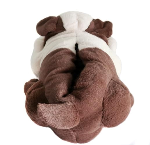 Onmygogo Fuzzy Winter Indoor Animal Dog Slippers for Adult Women Men and Kid, Bulldogs thumbnail 6
