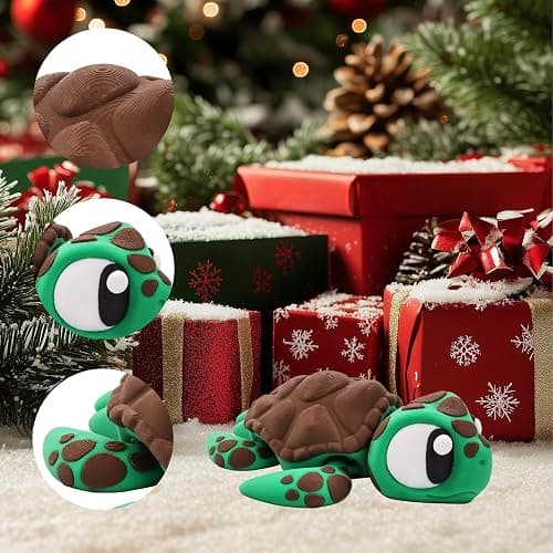 VABAO 5.3 inches 3D Printed Animal Figurines, Articulated Fidget Toys, Flexible Zoo Themed Desk Decor, Gifts, Office Display, Collectible Miniature Animals for Boys and Girls thumbnail 4