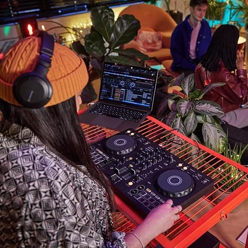 Pioneer DJ DDJ-FLX4 2-deck Rekordbox and Serato DJ Controller - Graphite thumbnail 10