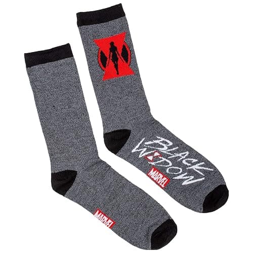 Black Widow Movie Symbol Crew Socks thumbnail 4