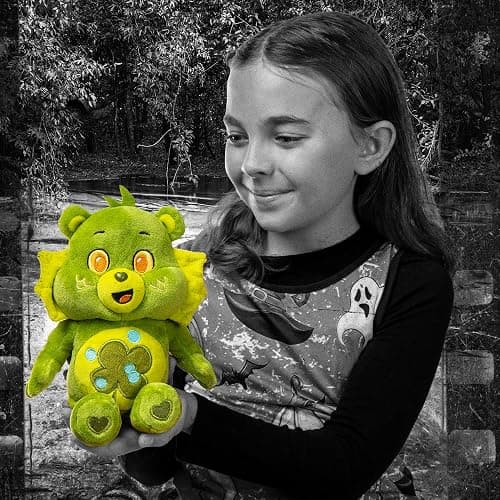 Care Bears Universal Monsters 9" Fun Size Plush - Good Luck Bear as Creature from The Black Lagoon - Soft, Huggable Plushie, Stuffed Animal for Girls and Boys, Ages 4+ thumbnail 2