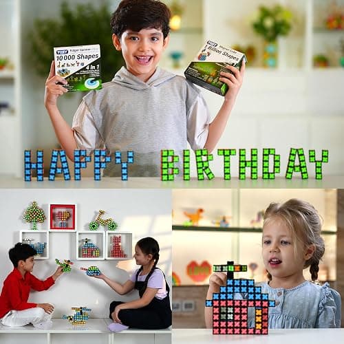 TOSY Magnet Fidget Spinner Mini - 8 Blocks, 3 in 1 Toy: Transformable Fidget Spinner, Infinity Cube, 2x2 Puzzle Cube, Stress Relief, STEM Sensory Magnet Tiles Birthday Gift for Kids/Boys/Girls/Adults thumbnail 3