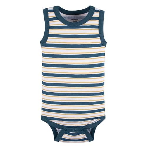 Gerber Baby Boys Multi-Pack Sleeveless Onesies Bodysuit thumbnail 3