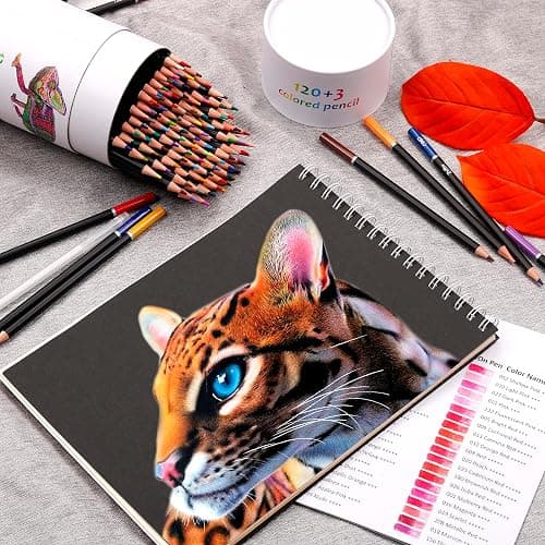KALOUR 120 Colouring Pencils,Artists Soft Core with Vibrant Color,Ideal for Drawing Sketching Shading,Coloring Pencils for Adults Beginners thumbnail 2