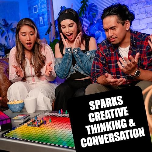 USAopoly | Hues and Cues | Guessing Board Game | Ages 8+ | 3-10 Players | 30 Minutes Playing Time thumbnail 5