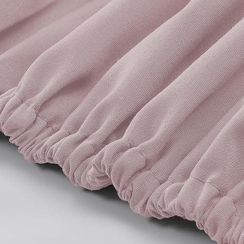 Modern Threads Soft Microfiber Solid Sheets - Luxurious Microfiber Bed Sheets - Includes Flat Sheet, Fitted Sheet with Deep Pockets, & Pillowcases Cameo Rose Queen thumbnail 5