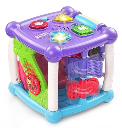 VTech Busy Learners Activity Cube, Purple thumbnail 3