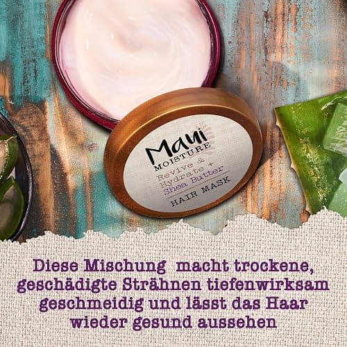 Maui Moisture Shea Butter Hair Mask for Dry Damaged Hair, 340g thumbnail 2