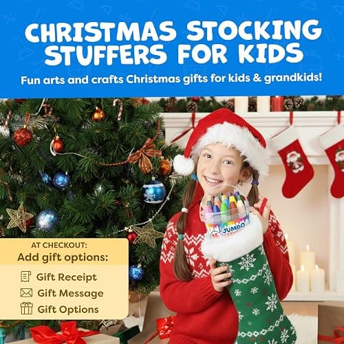 Jumbo Crayons for Toddlers 1-3 - 16pc Toddler Baby Crayons for Kids Ages 4-8 1-3 2-4 - Printed & PDF Coloring Sheets Non Toxic Washable Classroom Must Haves, Christmas Stocking Stuffers for Toddlers thumbnail 4