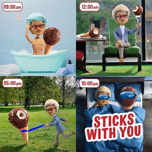 Drumstick Dipped Variety Pack, Vanilla Fudge, Vanilla Caramel, Vanilla Sundae Cone, 8 Count (Frozen) thumbnail 8