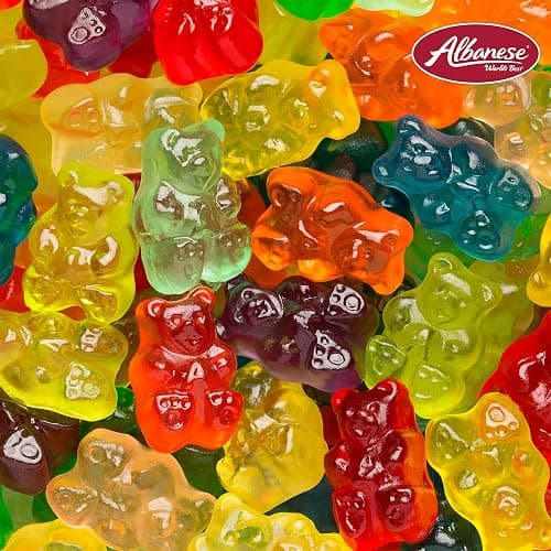 Albanese World's Best 12 Flavor Gummi Bears, 36oz Bag of Candy, Soft & Chewy Candy Snacks, Fruity Flavor Assortment thumbnail 13