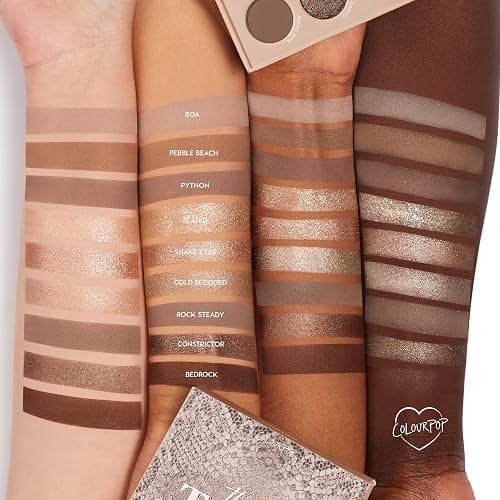 ColourPop That's Taupe Eyeshadow Palette - Cool-Toned Shadow Palette with Metallic and Matte Finishes - High-Pigment Eye Makeup with a Long-Wearing Formula (0.3 oz) thumbnail 4