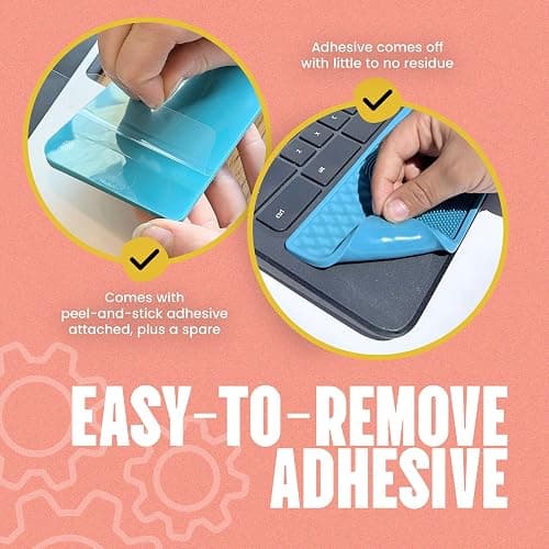 Student ChromebookⓇ Gidget: Silicone Sensory Mat/Palm Rest Compatible with Most Student ChromebookⓇ Models – Textured Fidget Pad for Discreet Focus and Comfort – by Gyre & Gimble thumbnail 7