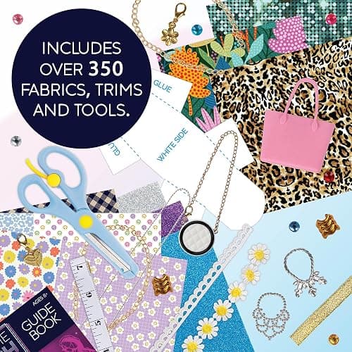 MindWare Fashion Designer Kits Ages 8+ - Run The Runway DIY Craft Kit for Girls - Creative Learning Activity for Kids - Design Bags & Jewelry thumbnail 2