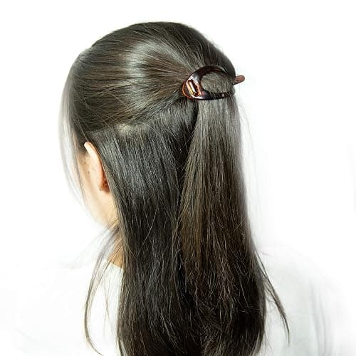 Camila Paris CP2316 French Hair Barrette Clip, Flexible Ponytail Holder No Metal Parts, Strong Hold Grip Hair Clips for Women, No Slip and Durable Styling Girls Hair Accessories, Made in France thumbnail 7