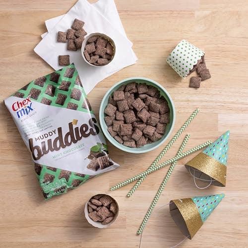 Chex Mix Muddy Buddies, Mint Chocolate, 4.5 Oz (Pack of 7) thumbnail 3