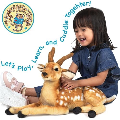 TigerHart Dorbin The Deer - 21 Inch Stuffed Animal Plush thumbnail 5