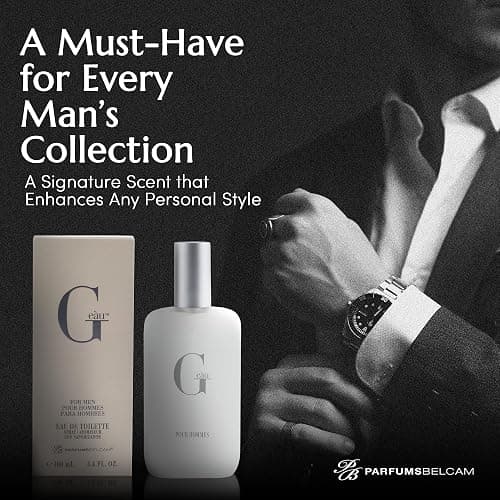 PB ParfumsBelcam G eàu Eau de Toilette Perfume Spray for Men - 3.4 Fl Oz Affordable Long Lasting Cologne, Modern Masculine Scent with Woody Citrus Fragrance Made with Premium Oils for All Day Use thumbnail 6