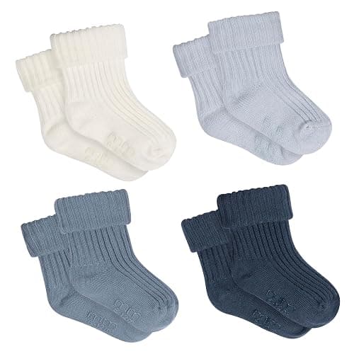Modern Moments by Gerber Baby Boys & Girls Soft Cotton Ankle Socks - Image 1