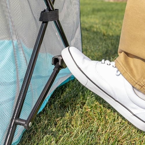 Regalo Safety My Play Deluxe Extra Large Baby Playpen & Portable Play Yard with Canopy, Foldable 8-Panel Indoor Outdoor Playpen for Babies & Toddlers, Mesh Sides, Washable Nylon Bottom, 62", Aqua thumbnail 10