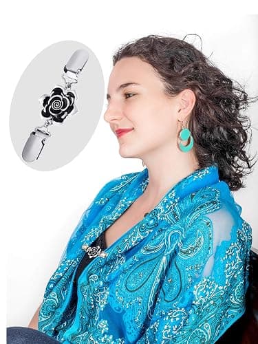 Hicarer 6 Pieces Vintage Shirt Dress Cardigan Clip | Waist Sweater Shawl Jacket Brooch, for Women, Clothing thumbnail 2