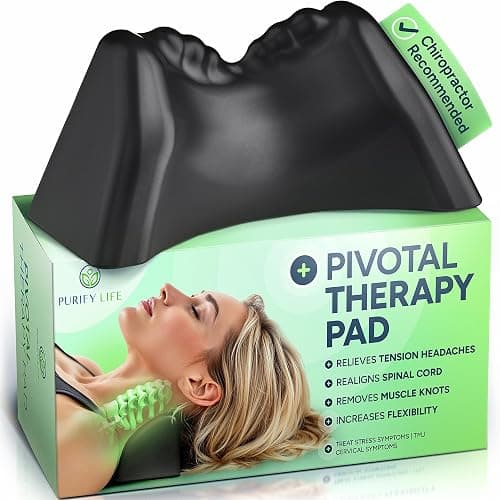 Occipital Release Tool for Pivotal Therapy and TMJ - Cervical Traction Pillow - Neck Stretcher and Shoulder Relaxer - Neck Traction Device for Spinal Alignment, Neck & Back Pain, or Tension Headaches - Image 1
