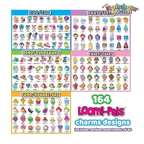 Rainbow Loom® Loomi-Pals™ MEGA Set, Features 60 Cute Assorted LP Charms, The New RL2.0, Happy Looms, Hooks, Alpha & Pony Beads, 5600 Colorful Bands All in a Carrying Case for Boys and Girls 7+ thumbnail 8