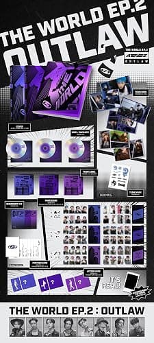ATEEZ - THE WORLD EP.2 : OUTLAW 9th Mini Album+Store Gift (DIARY ver.) thumbnail 2