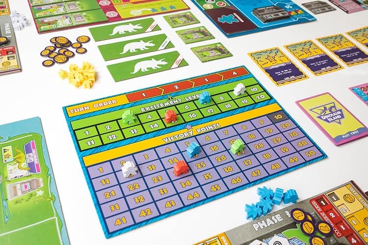 Dinosaur Island Board Game - Create Your Own Dino Park! Worker Placement Strategy Game, Fun Family Game for Kids and Adult, Ages 8+, 1-4 Players, 60-120 Minute Playtime, Made by Pandasaurus Games thumbnail 2