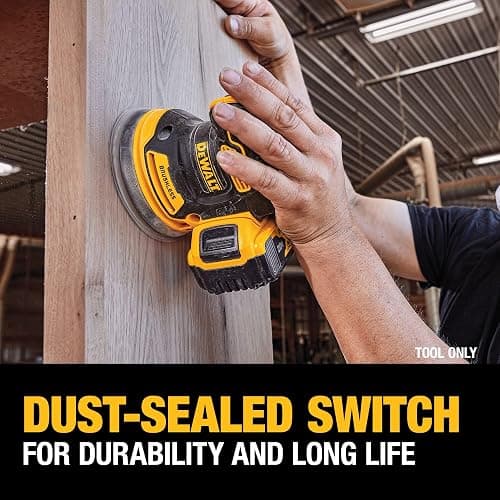 DEWALT 20V MAX Orbital Sander, Tool Only (DCW210B) thumbnail 5